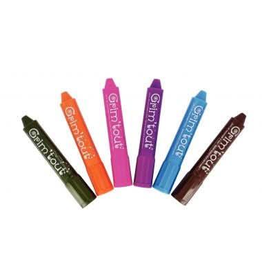 Lot de 6 sticks de 4,7 grammes de maquillage à l'eau coloris pop - Ma Rentrée Facile