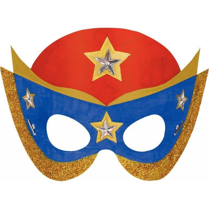 Lot de 8 masques carton licorne et super héros - Ma Rentrée Facile