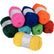 Lot de 8 pelotes de laine 50 gr, couleurs assorties