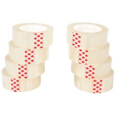 Lot de 8 rouleaux d'adhésif transparent 19mm x 33m - Ma Rentrée Facile