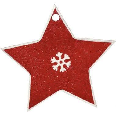 Lot de 80 décorations de Noël en bois assorties - Ma Rentrée Facile