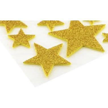 Lot de 80 décorations pailletées adhésives thème Noël - Ma Rentrée Facile