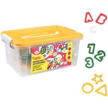 Lot de 96 emporte pièce lettres + chiffres JOVI - Ma Rentrée Facile