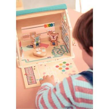 Ma première école en bois LILLIPUTIENS - Ma Rentrée Facile