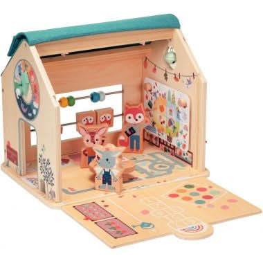 Ma première école en bois LILLIPUTIENS - Ma Rentrée Facile