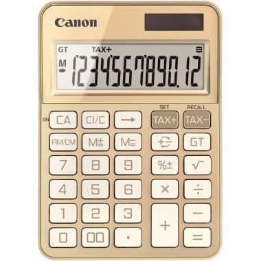 Calculatrice de bureau 12 chiffres Canon KS-125KB Or - Ma Rentrée Facile