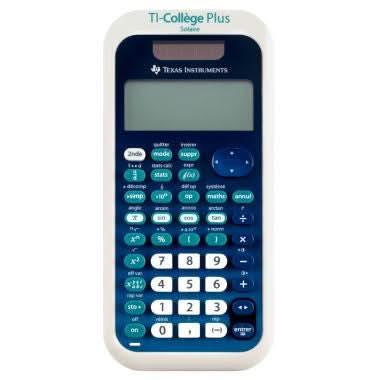 Machine à calculer scientifique Texas Instrument TI-Collège Plus Solaire - Ma Rentrée Facile