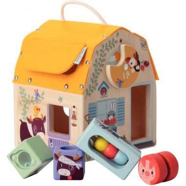 Maison sonore des formes en bois LILLIPUTIENS - Ma Rentrée Facile