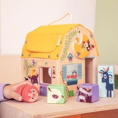 Maison sonore des formes en bois LILLIPUTIENS - Ma Rentrée Facile