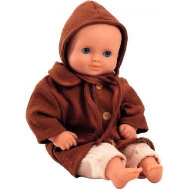 Manteau d'automne 2 pièces pour poupée 30 à 34 cm DJECO - Ma Rentrée Facile