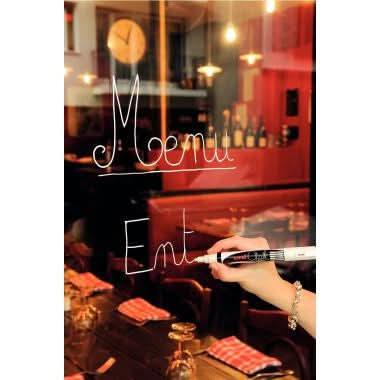 Marqueur craie Chalk ponte moyenne 1,8-2,5mm blanc - Ma Rentrée Facile