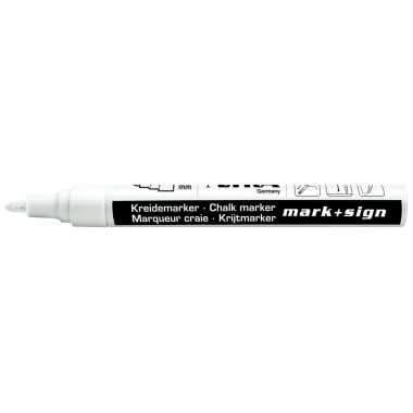 Marqueur craie Chalk pointe ogive 2-4 mm blanc - Ma Rentrée Facile