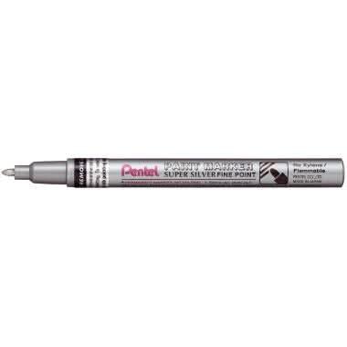 Marqueur peinture permanent fin 2,9mm argent Pentel - Ma Rentrée Facile