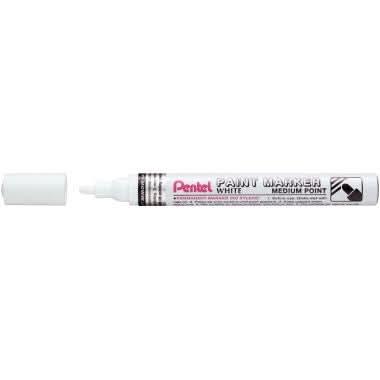 Marqueur peinture permanent pointe moyenne blanc Pentel - Ma Rentrée Facile