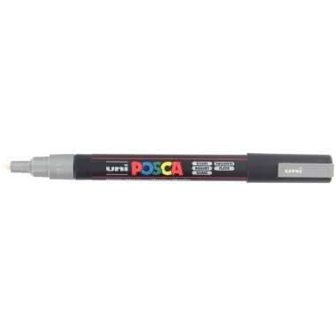 Marqueur Posca pointe fine conique PC3M argent - Ma Rentrée Facile