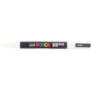 Marqueur Posca pointe fine conique PC3M blanc - Ma Rentrée Facile