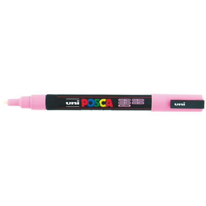 Marqueur Posca pointe fine conique PC3M rose clair - Ma Rentrée Facile