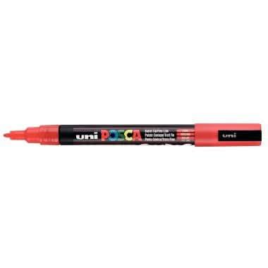 Marqueur Posca pointe fine conique PC3M rouge - Ma Rentrée Facile