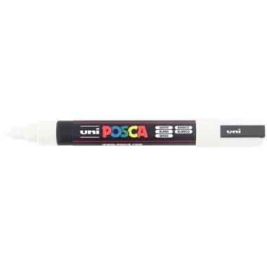 Marqueur Posca pointe moyenne conique PC5M blanc - Ma Rentrée Facile