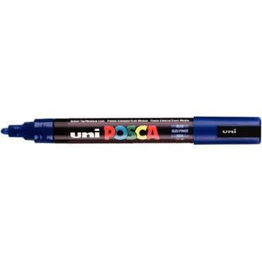 Marqueur Posca pointe moyenne conique PC5M bleu foncé - Ma Rentrée Facile