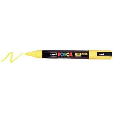 Marqueur Posca pointe moyenne conique PC5M jaune - Ma Rentrée Facile