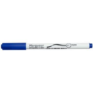 Marqueur tableau blanc pointe ogive 4mm bleu - Ma Rentrée Facile