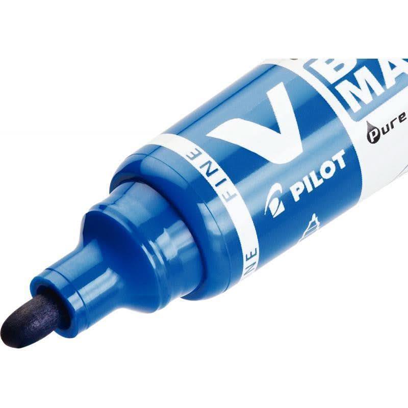 Marqueur effaçable à sec V-Board Master pointe ogive bleu - Ma Rentrée Facile