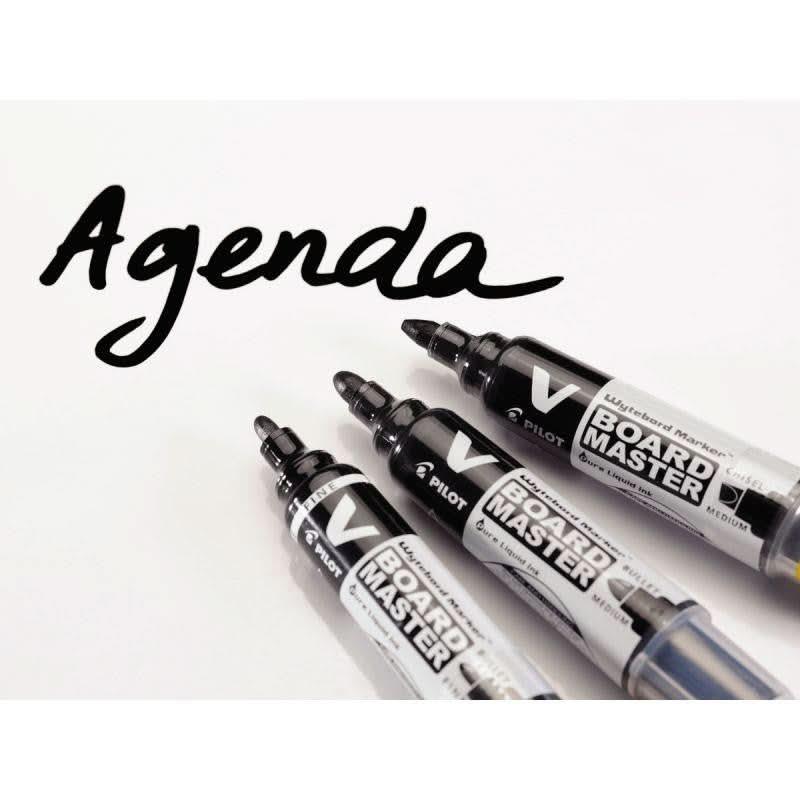 Marqueur effaçable à sec V-Board Master pointe ogive noir - Ma Rentrée Facile