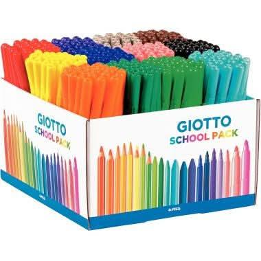 Maxi classpack de 288 feutres Giotto Turbo Color dont 40 gratuits - Ma Rentrée Facile