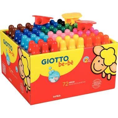 Classpack de 72 crayons de couleur maxi Giotto bébé - Ma Rentrée Facile