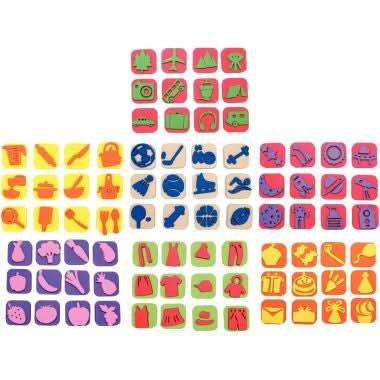 Maxi pack de 84 mini tampons 3.5cm - Ma Rentrée Facile