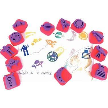 Maxi pack de 84 mini tampons 3.5cm - Ma Rentrée Facile