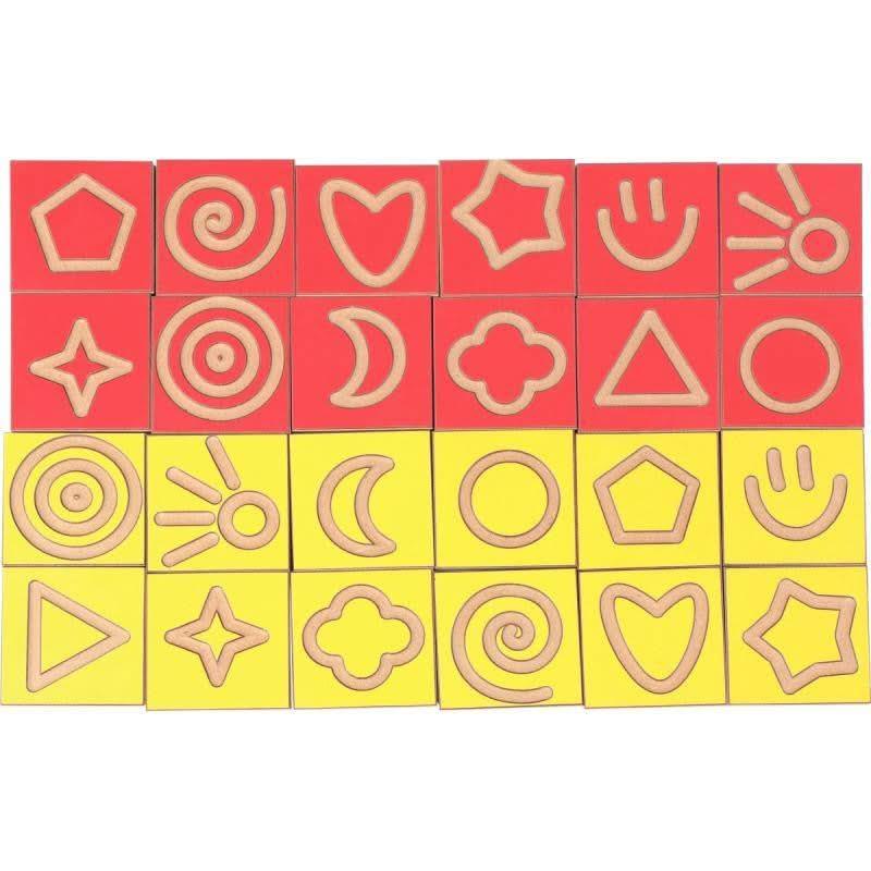 Mémo tactile 24 pièces - Ma Rentrée Facile