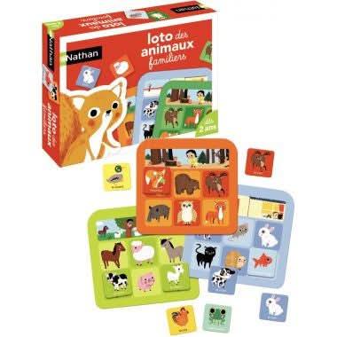 Mon 1er loto Nathan : animaux familiers - Ma Rentrée Facile