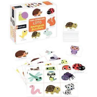 Mon premier loto animaux familiers Nathan - Ma Rentrée Facile