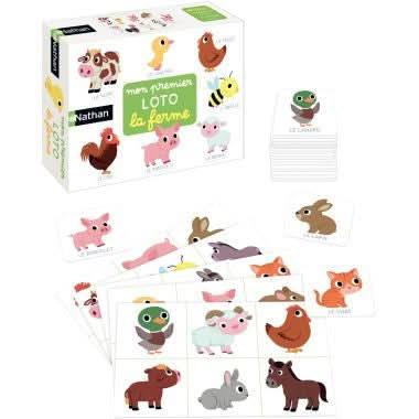Mon premier loto la ferme Nathan - Ma Rentrée Facile