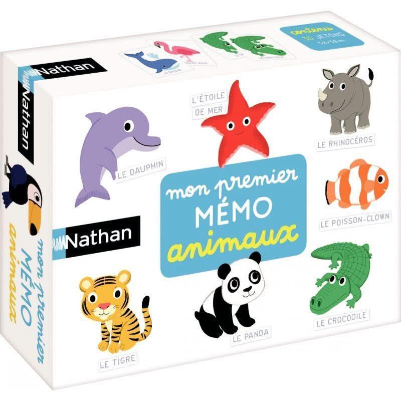 Mon premier mémo animaux Nathan - Ma Rentrée Facile