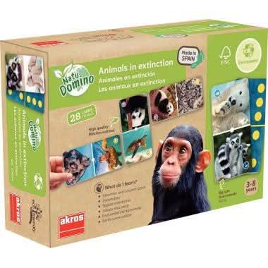 Natudomino animaux en extinction Akros - Ma Rentrée Facile