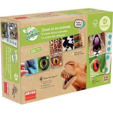 Natudomino zoom animaux Akros - Ma Rentrée Facile