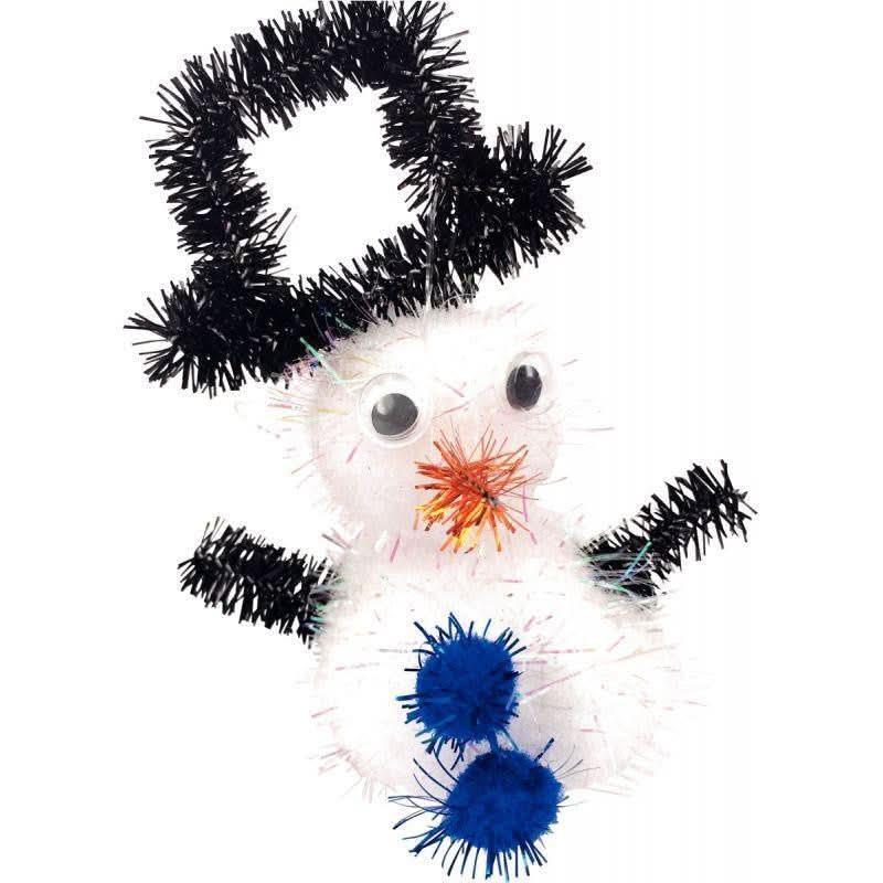 Pack économique chenilles et pompons glitter, coloris assortis - Ma Rentrée Facile