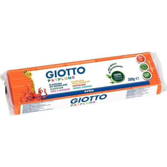 Pain de 350G de pâte à modeler Patplume orange - Ma Rentrée Facile