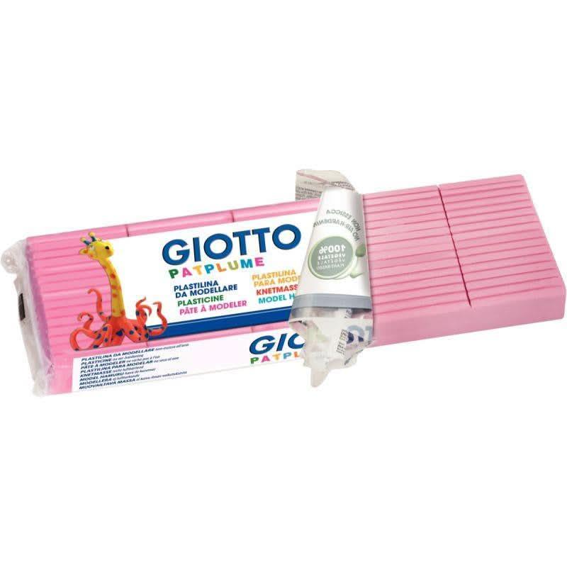 Pain de 350G de pâte à modeler Patplume rose - Ma Rentrée Facile