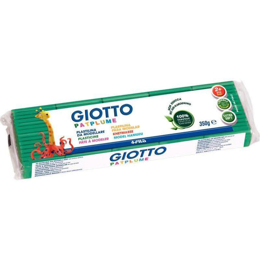 Pain de 350G de pâte à modeler Patplume vert foncé - Ma Rentrée Facile
