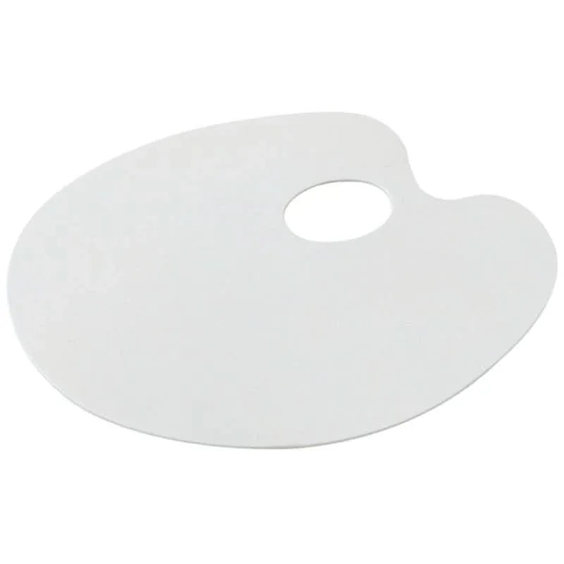 Palette en plastique forme ovale 1 trou - Ma Rentrée Facile