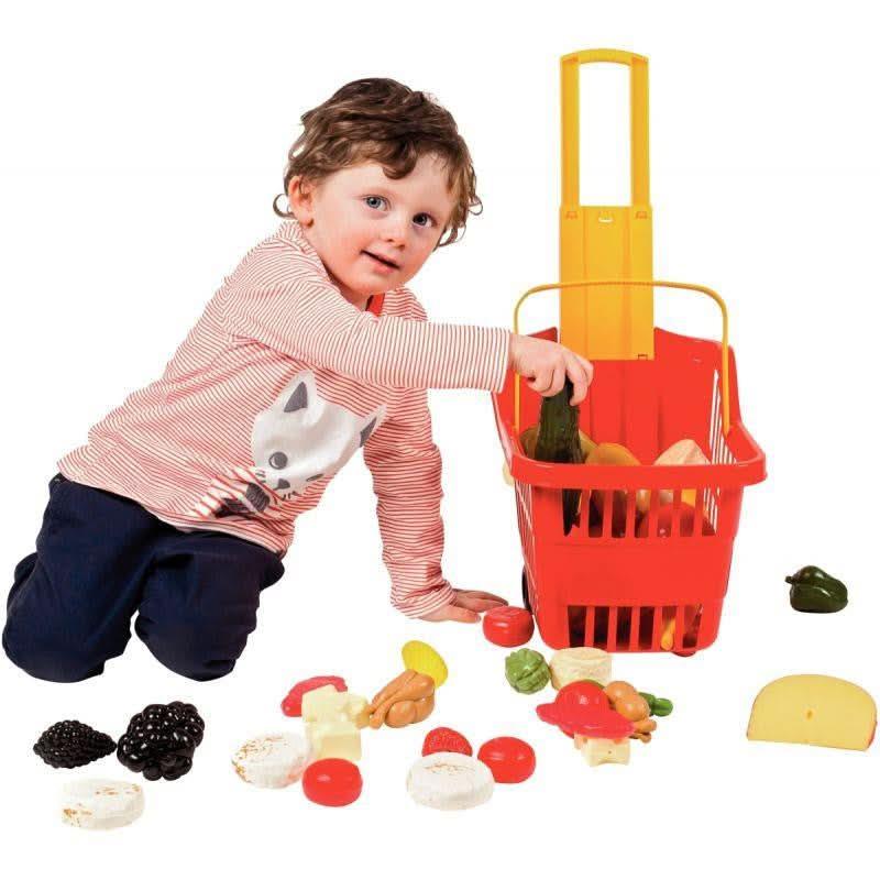 Panier à roulettes avec poignée - Ma Rentrée Facile