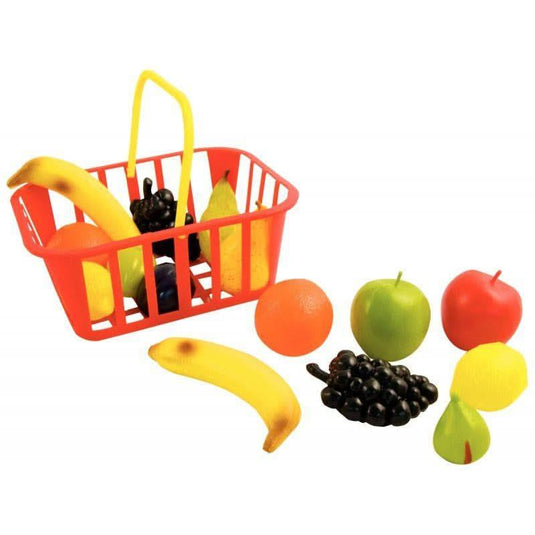 Panier de 15 fruits taille réelle en plastique souple - Ma Rentrée Facile