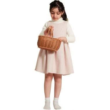 Panier pique-nique en osier avec 30 pièces en bois - Ma Rentrée Facile