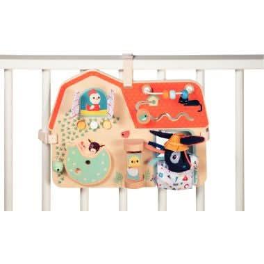 Panneau d'activités en bois, la ferme Lilliputiens - Ma Rentrée Facile