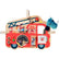 Panneau d'activités en bois, le camion de pompier Lilliputiens - Ma Rentrée Facile