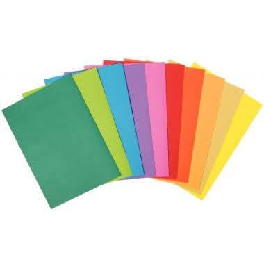 Paquet de 10 chemises 210 g ROCK"S 220 EXACOMPTA coloris assortis - Ma Rentrée Facile
